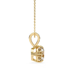 Charming Round Crown Pendant