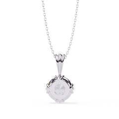 Charming Round Crown Pendant