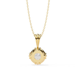 Charming Round Crown Pendant