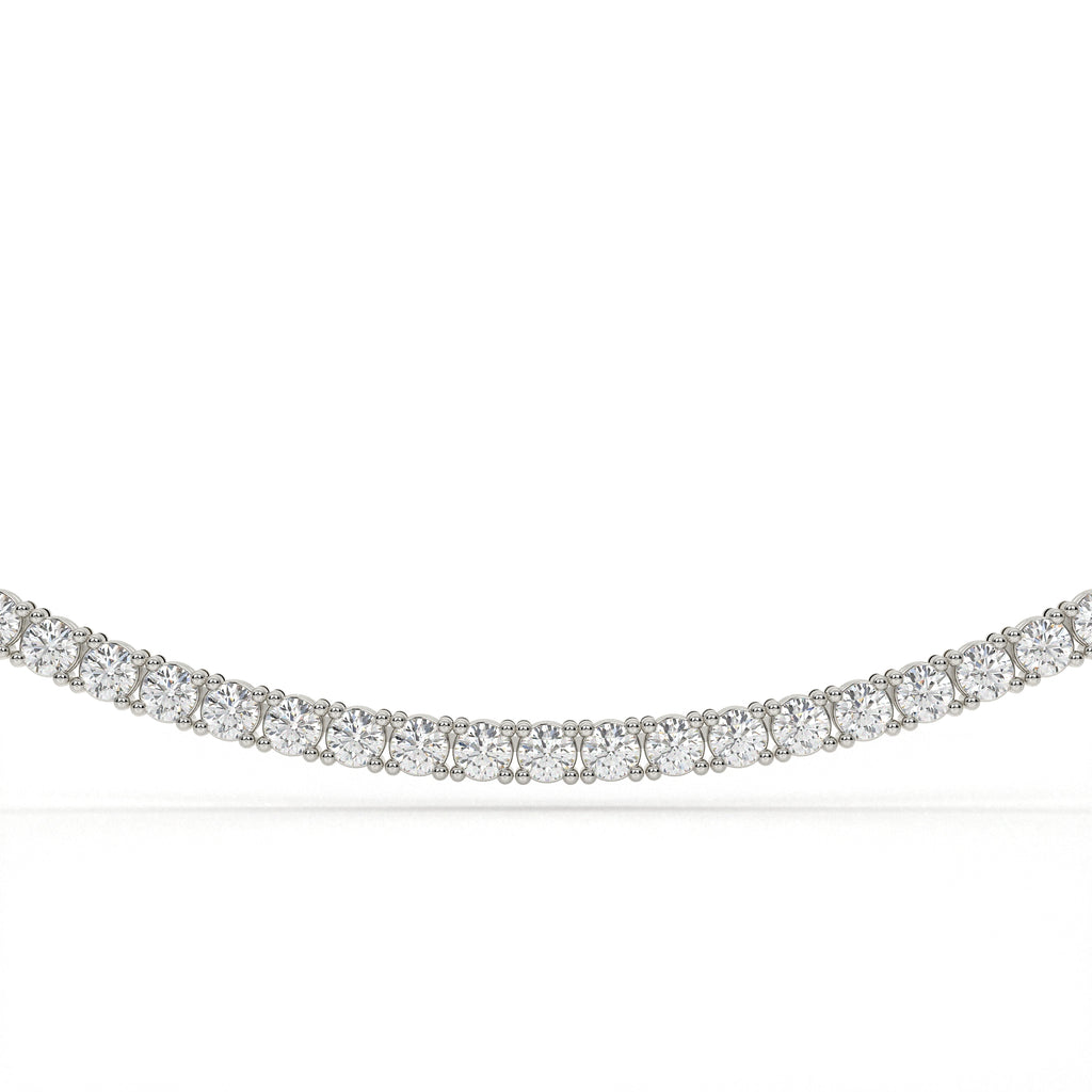 Diamond bracelet on a white background