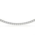 Diamond bracelet on a white background