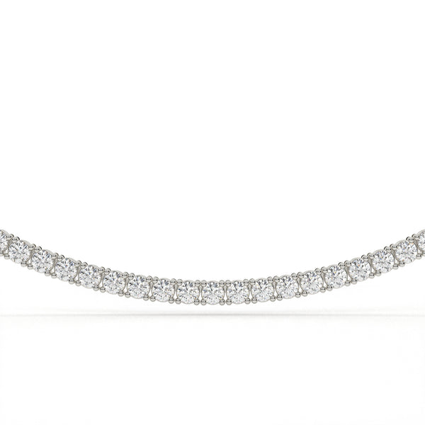 Diamond bracelet on a white background