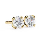 1 CT Four-Prong Lab-Grown Diamond Complimentary Stud Earrings