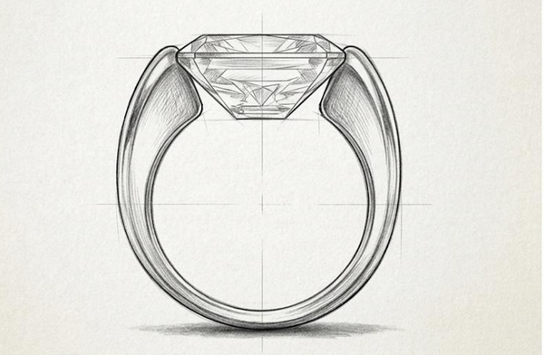 The Diane Lux - 8 Carat Radiant Diamond Solitaire Ring