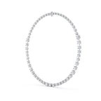 19 CT 16 Inches Station Necklace With 14K White Gold
