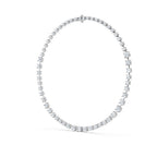 19 CT 16 Inches Station Necklace With 14K White Gold