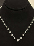 16 ct Station Lab Diamond necklace