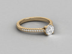 Eternal Elegance Pave Engagement Ring