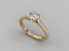 Eternal Elegance Pave Engagement Ring