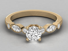 Sparkling Sunset Halo Solitaire