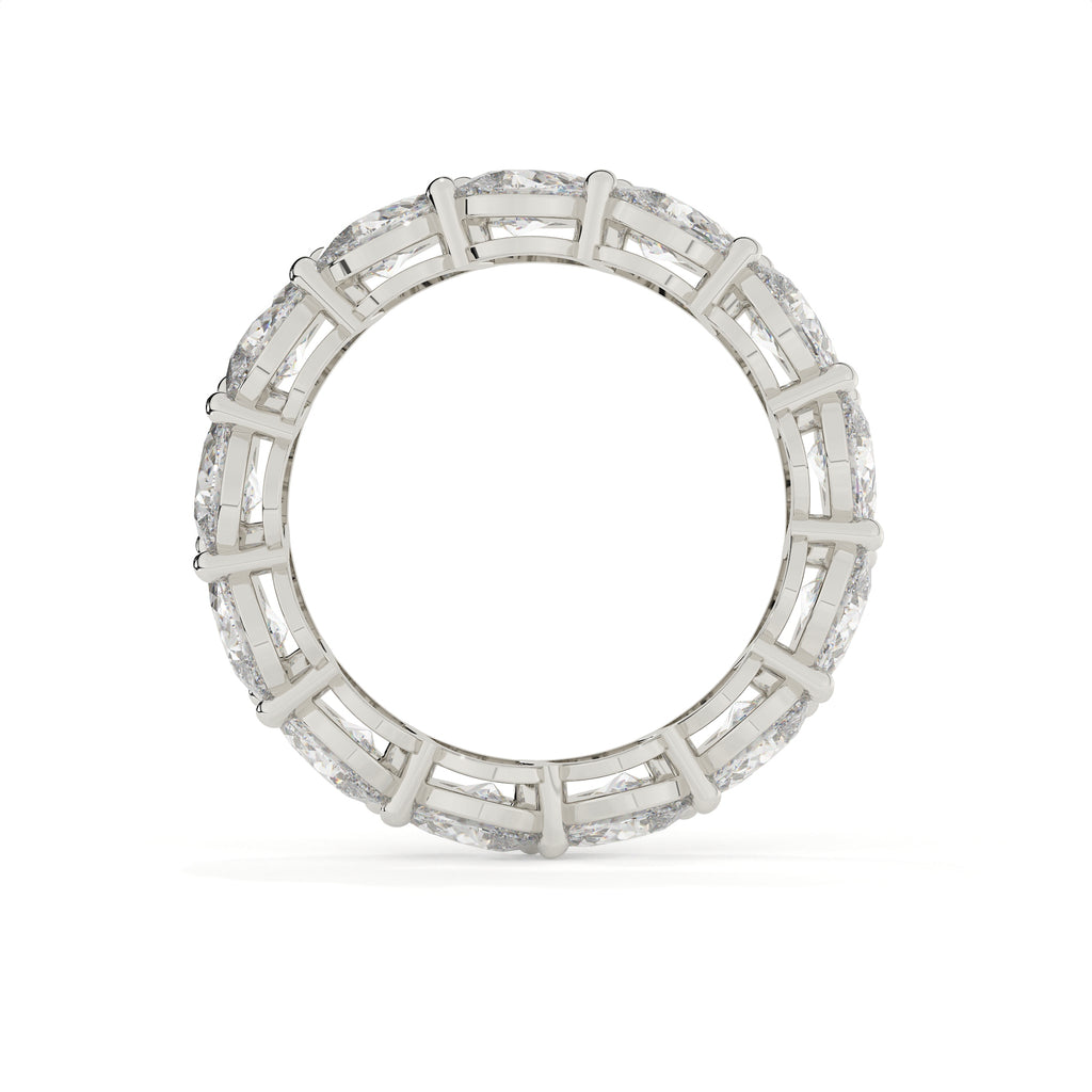 Diamond ring with a white background