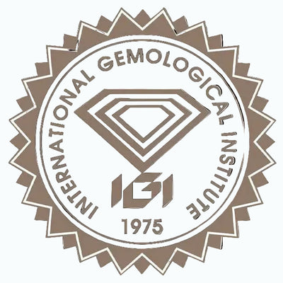 Logo of the International Gemological Institute on a white background