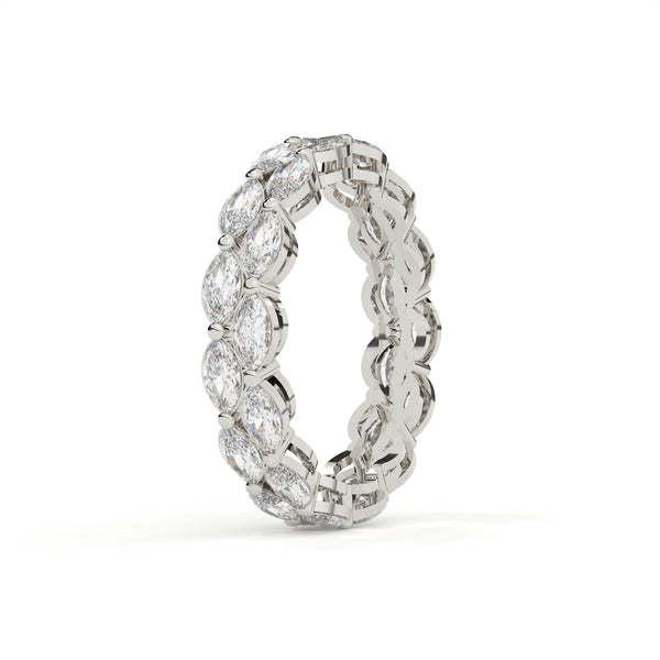 Diamond ring with a white background