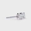 Round Brilliant Diamond Studs 4-Prong Basket Setting with double claw