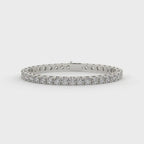 10 Carat Round Lab Diamond Tennis Bracelet