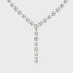 Multi Shape Lab Grown Diamond Y Necklace