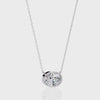 Chic Oval Bezel Pendant