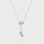 Fancy Multi Shape Drop Diamond Necklace