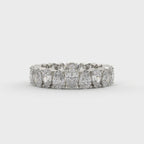 3 Carat Pear Diamond Eternity Wedding Band