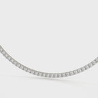Round Cut Lab Diamond Necklace