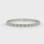 20.50 Carat Radiant Diamond Tennis Bracelet