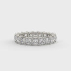 Princess Cut Lab Diamond Full Eternity Band