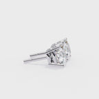 Cushion Diamond Stud Earrings 4-Prong Basket Setting