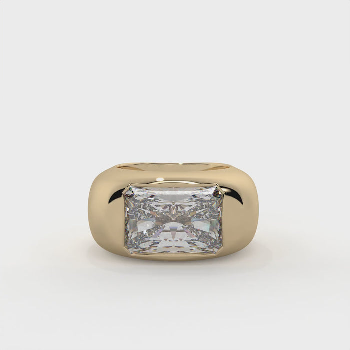8 Carat Radiant Lab Grown Diamond Solitaire Ring Video