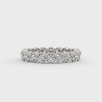 2 Carat Bezel Set Round Diamond Eternity Band