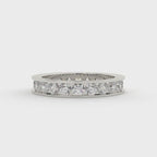 2 Carat Channel Set Round Diamond Eternity Band