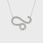 Round Cut Lab Grown Diamond Leo Pendant