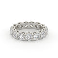 Diamond ring with a white background