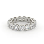 Diamond ring with a white background