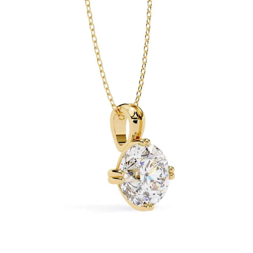 1 CT Round Lab-Grown Diamond Complimentary Pendant