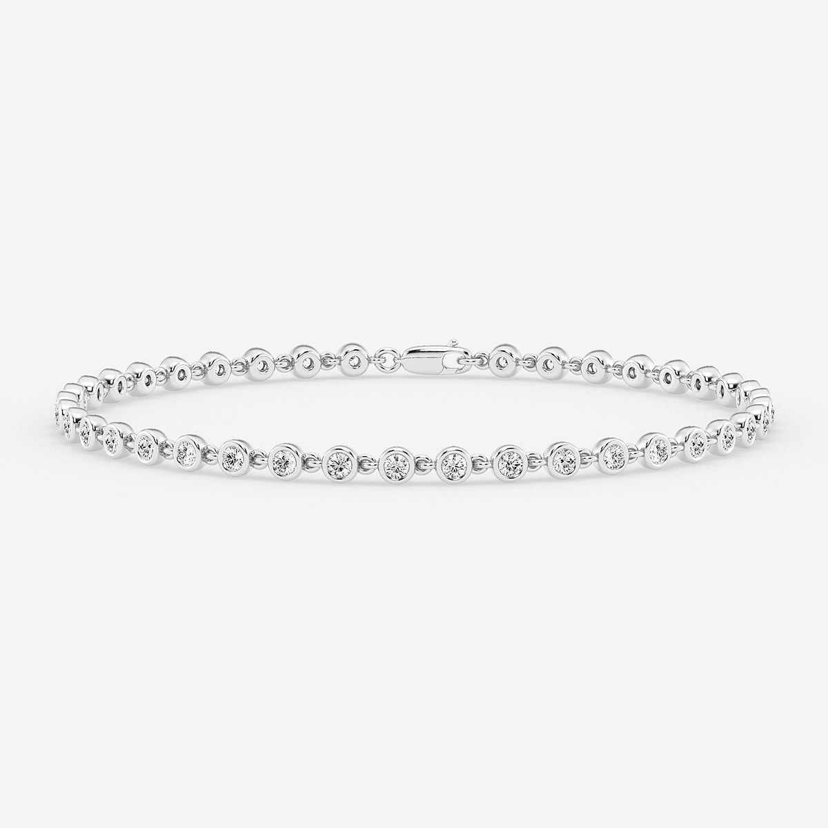 Full Bezel 2.6mm to 3.1mm Link Tennis Bracelet