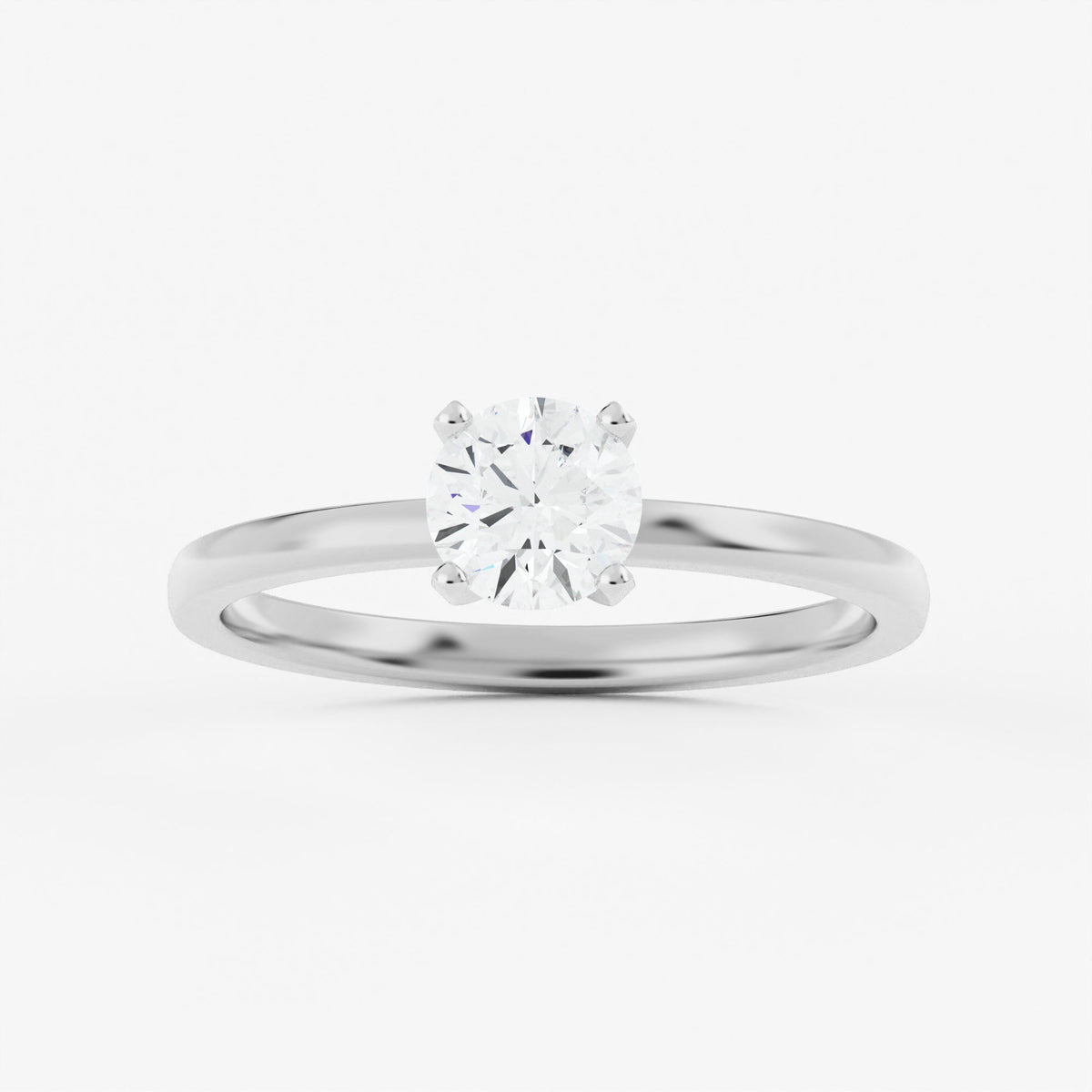 1.5mm Comfort Fit Solitaire Engagement Ring