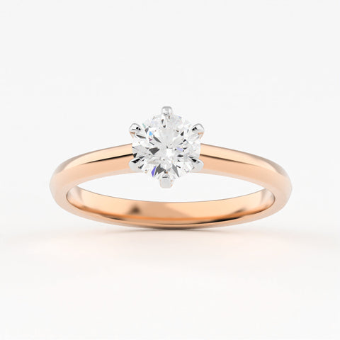 2.0mm Petite 6 Prong Solitaire Engagement Ring